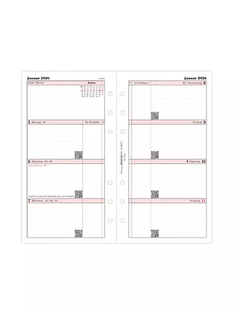 FILOFAX | Kalendereinlage Woche Deutsch Personal 2026 | 
